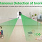 Tuya 8MP WiFi IP Camera Dual Lens Baby Monitor Color Night Vision Human Automatic Tracking Video Smart Home Surveillance Camera