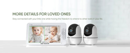WireLess Split Screen Video Baby Monitor