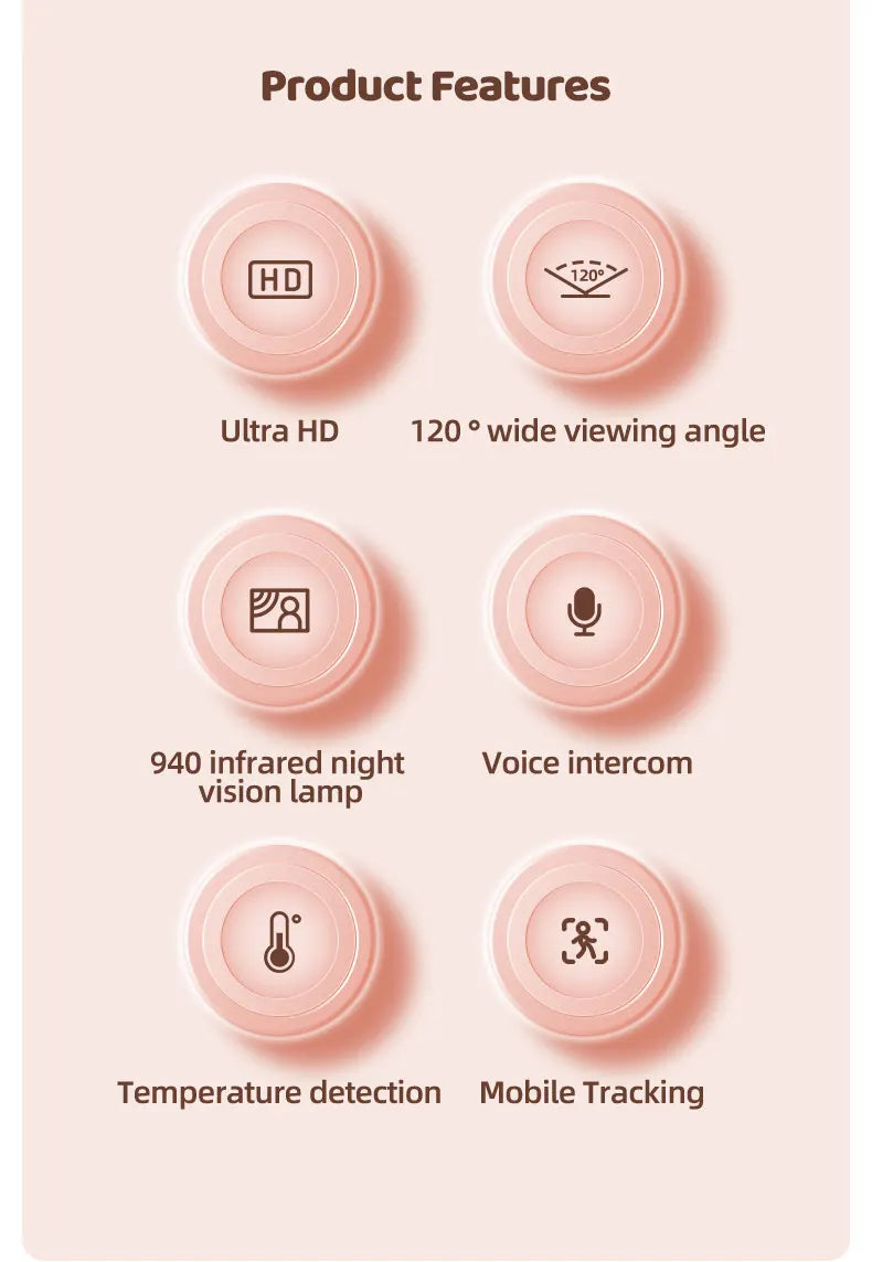 Danmini Smart Baby Monitor Camera
