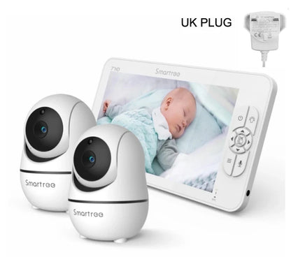 WireLess Split Screen Video Baby Monitor