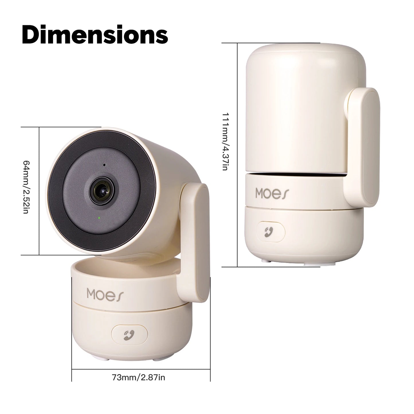 MOES Indoor WiFi Smart Security Camera