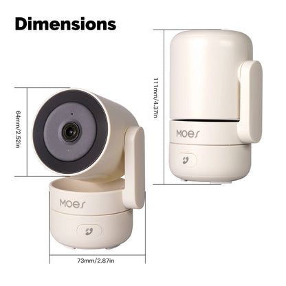 MOES Indoor WiFi Smart Security Camera
