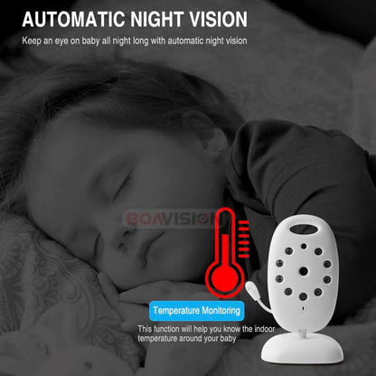 Wireless LCD Babysitter Video Baby Monitor