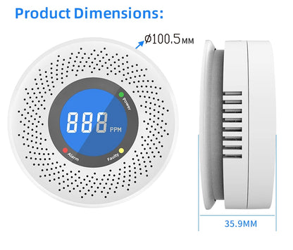 New Carbon Monoxide Standalone Detector
