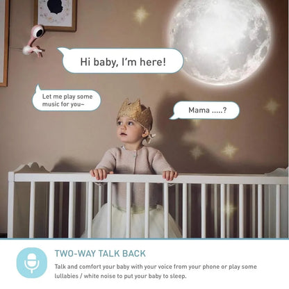 Caméra de surveillance bébé Wi-Fi intelligente