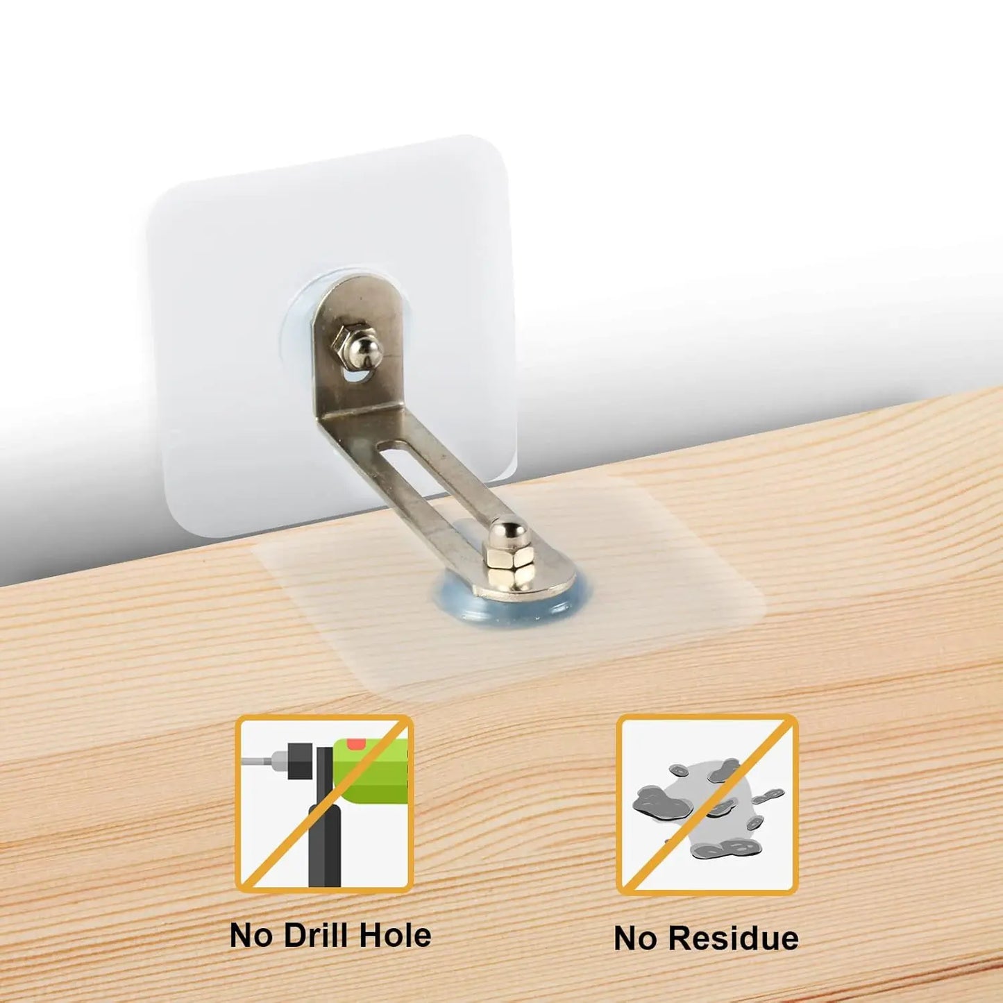 Non drilling Cabinet Anti tipping Fixing Device