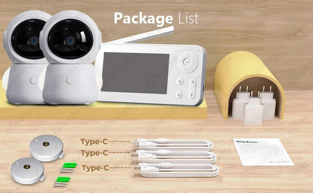 WireLess Auto Tracking WiFi Baby Monitor