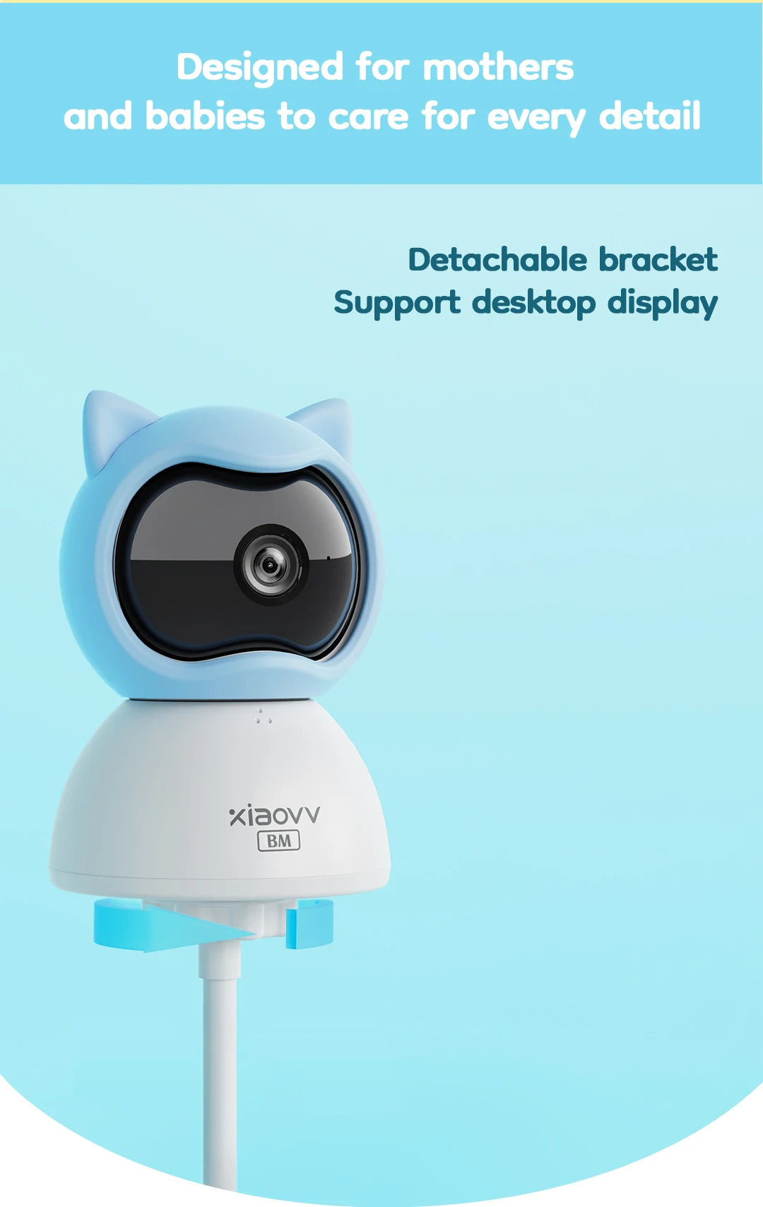 WireLess WiFi Xiaovv indoor Baby Monitor