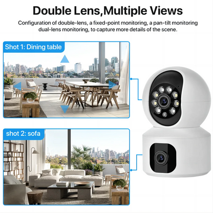 Tuya Dual Lens WiFi Baby Camera