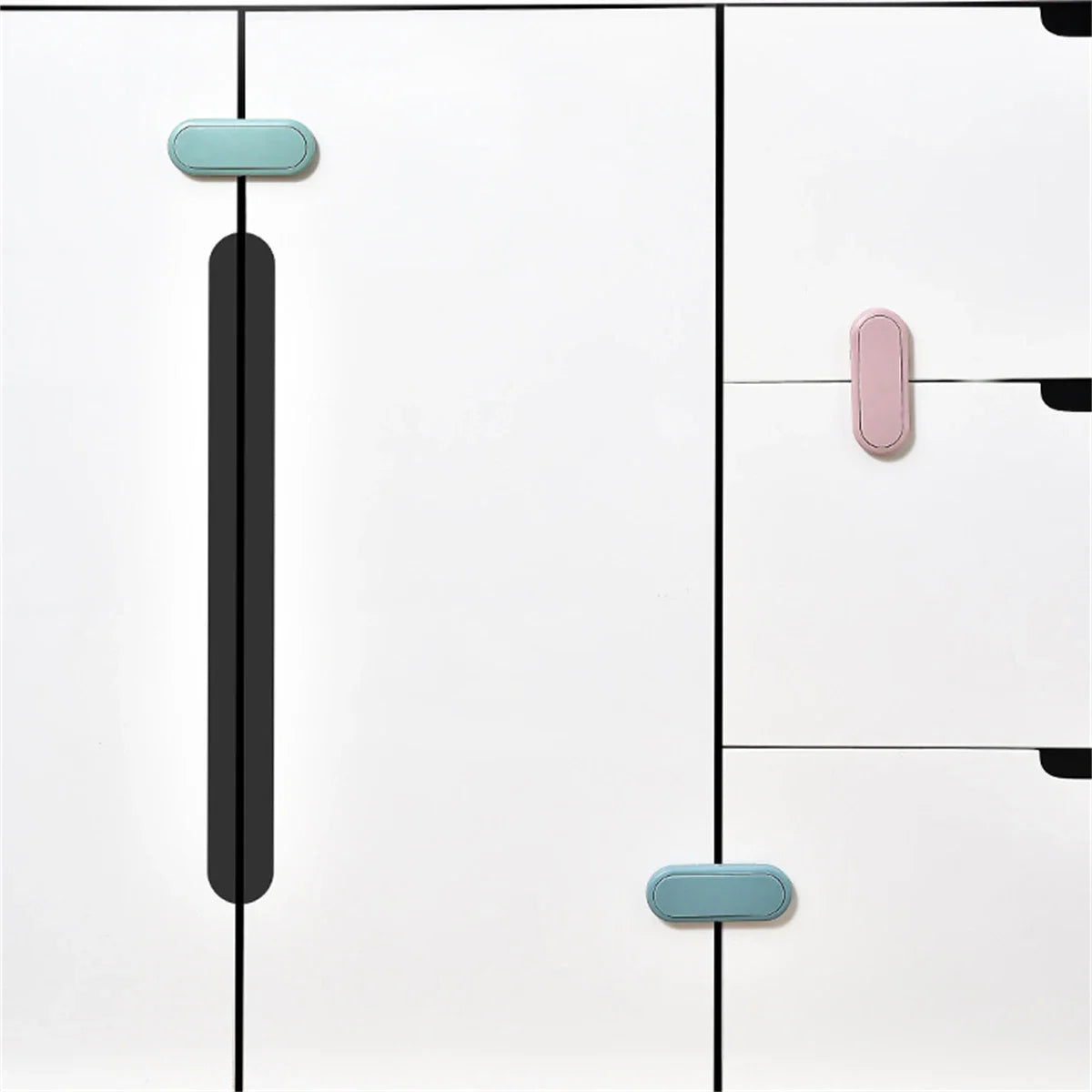 Baby Anti Pinch Hand Invisible Lock Drawer