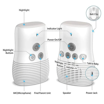 Small Portable 2.4Ghz Wireless Baby Monitor