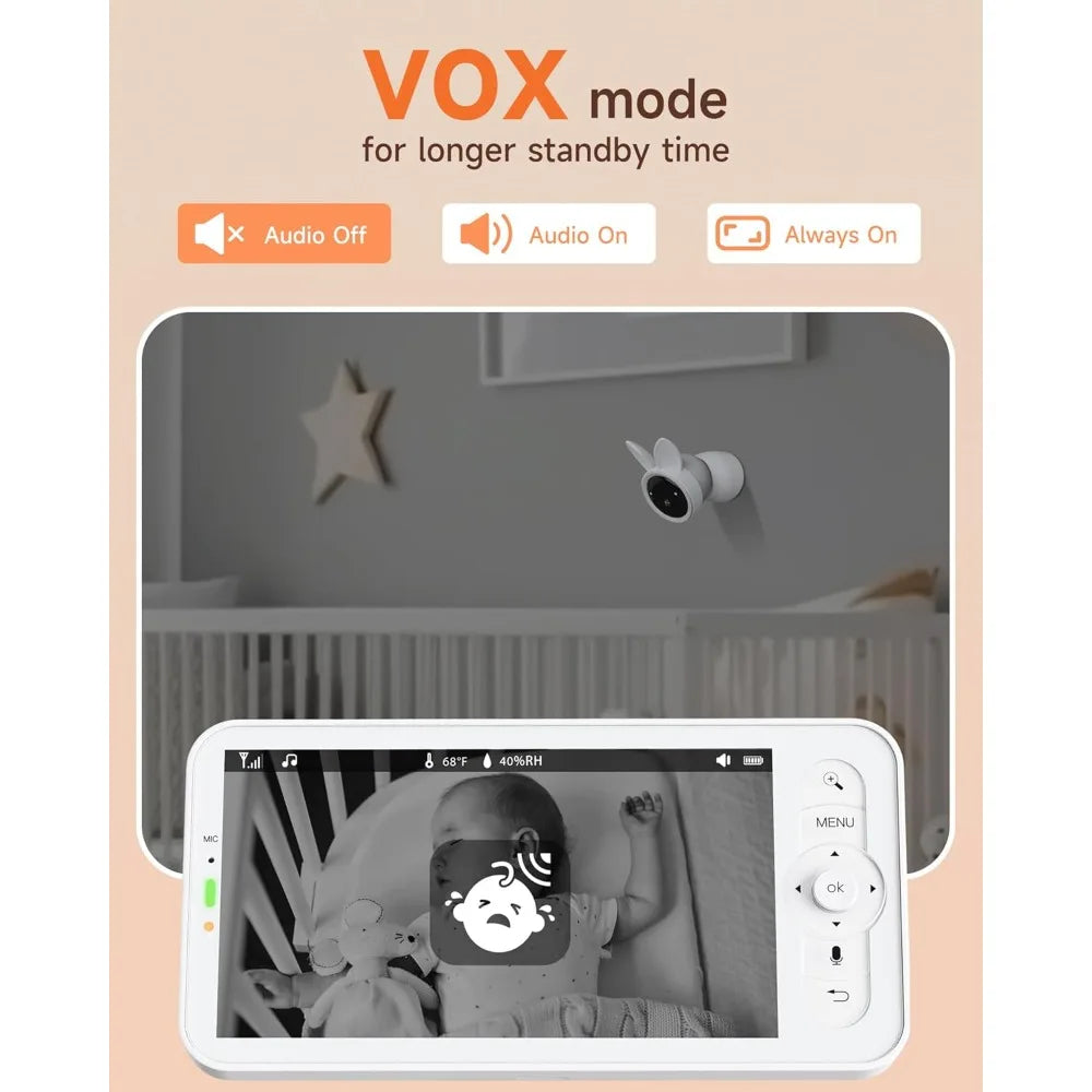 Baby Monitor Wireless Upgraded Display