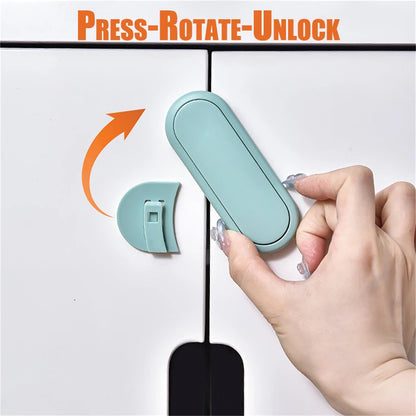 Baby Anti Pinch Hand Invisible Lock Drawer