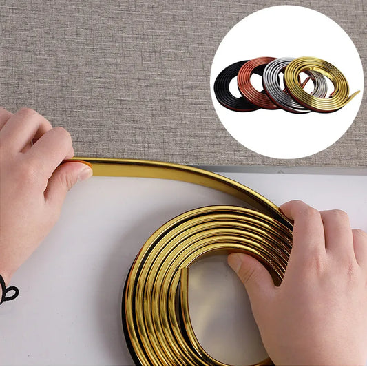 2023 New U-shaped Edge Banding Cabinet Desktop Edge Banding Decorative Strip PVC Wood Furniture Protector Cover Home Decoration