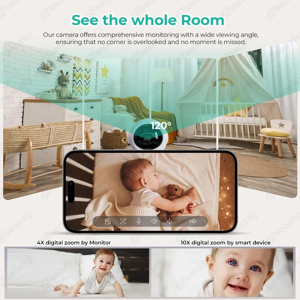 WireLess Auto Tracking WiFi Baby Monitor