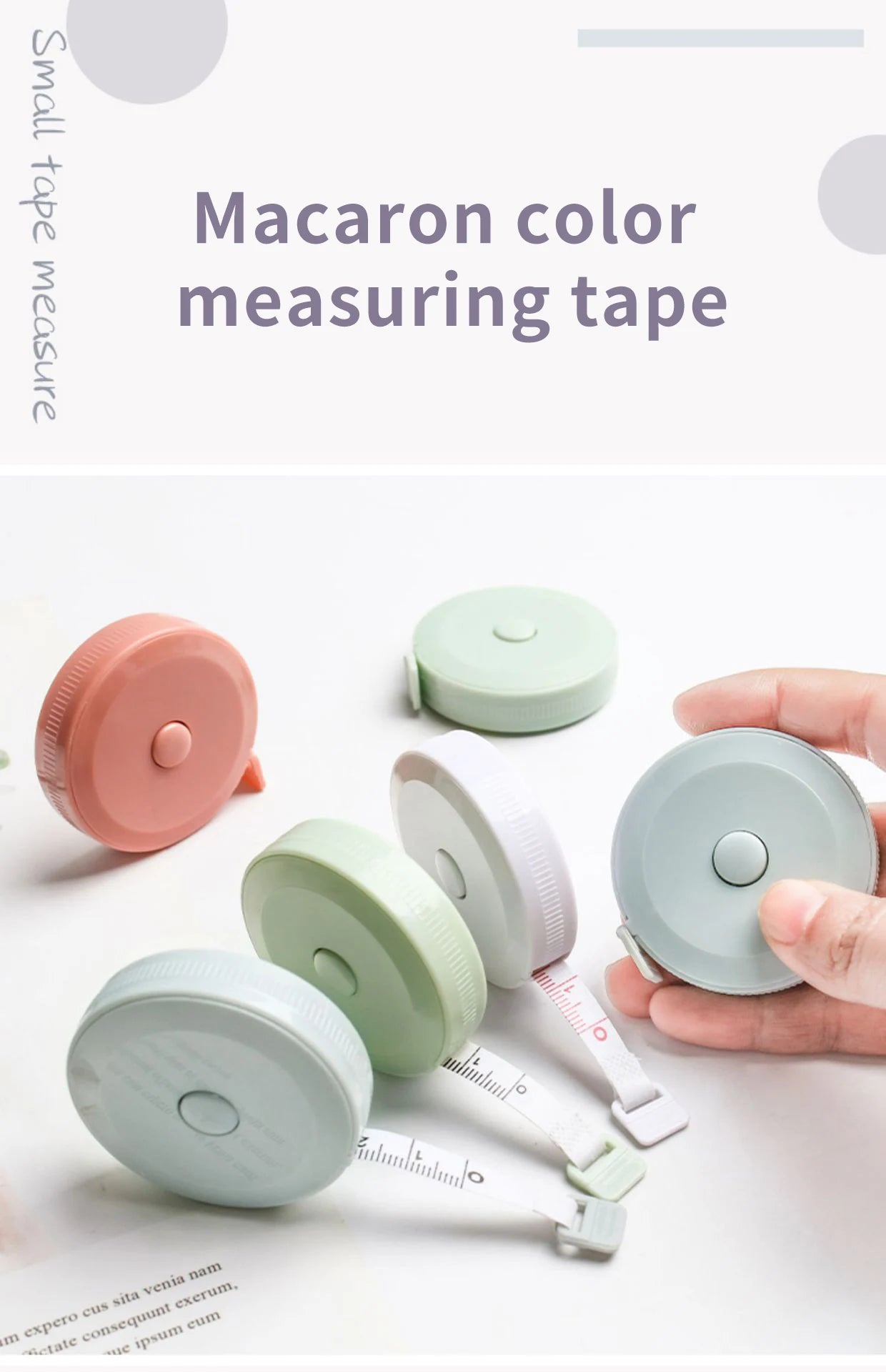 1pc Soft Tape Measure Body Sewing Flexible Ruler For Weight Loss Medical Body Measurement Sewing Tailor Craft