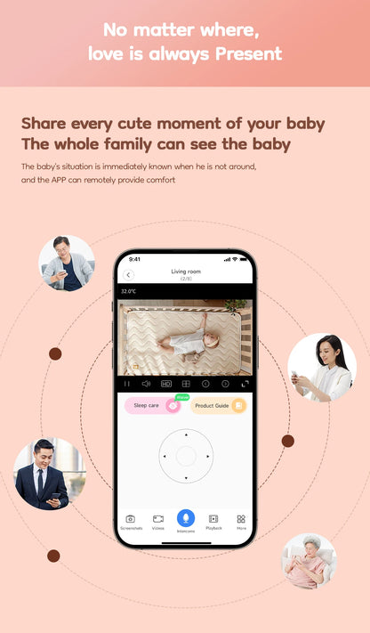 WireLess WiFi Xiaovv indoor Baby Monitor