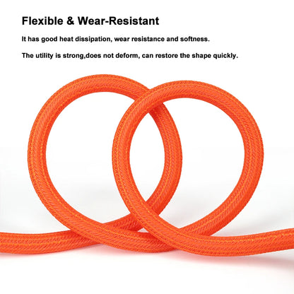 PET Braid Insulated Cable Sleeve 3mm ~ 50mm