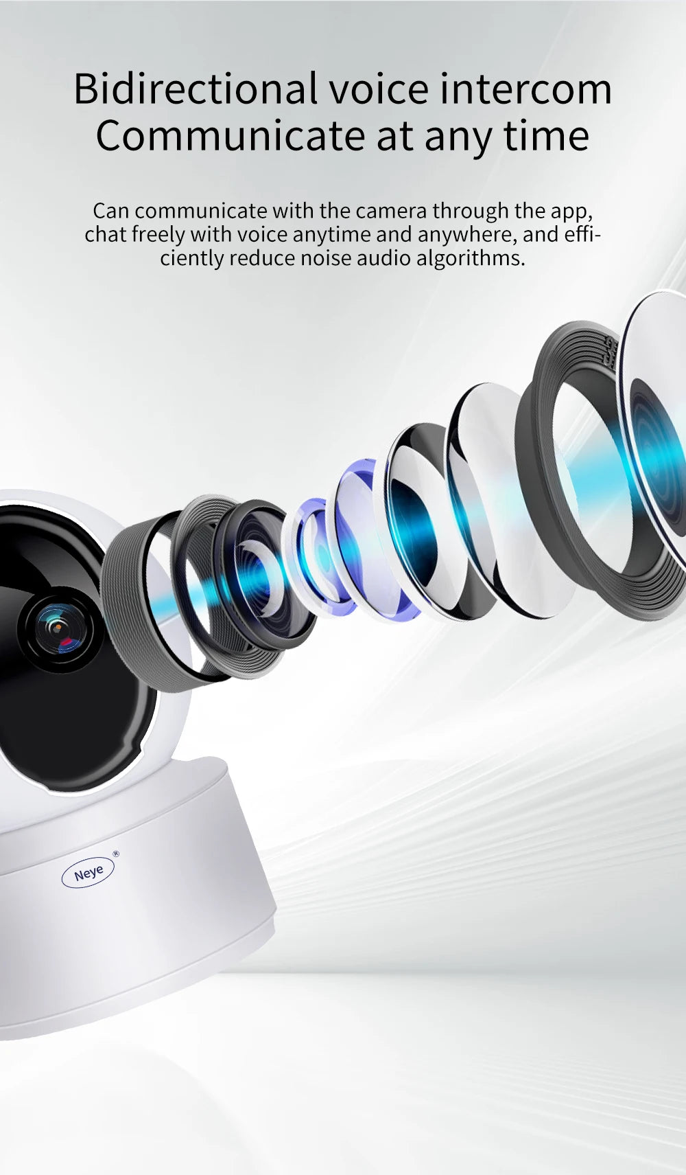 Caméra de surveillance WiFi à vision nocturne