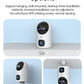 JOOAN 4K PTZ IP Camera 5G Wifi Surveillance Camera Dual Lens Dual Screen Home Auto Tracking CCTV Camera Security Baby Monitor