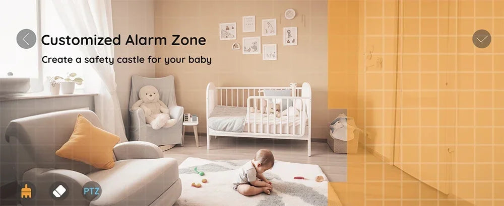 WireLess Auto Tracking WiFi Baby Monitor