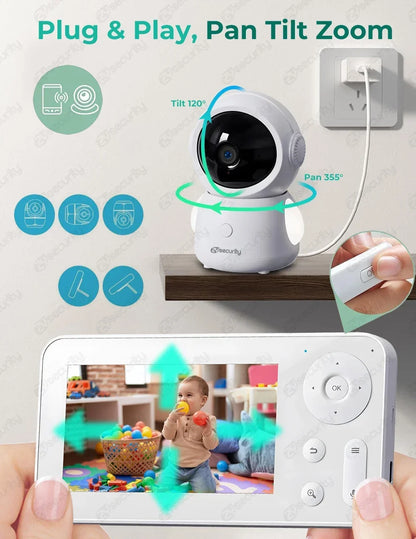 WireLess Auto Tracking WiFi Baby Monitor