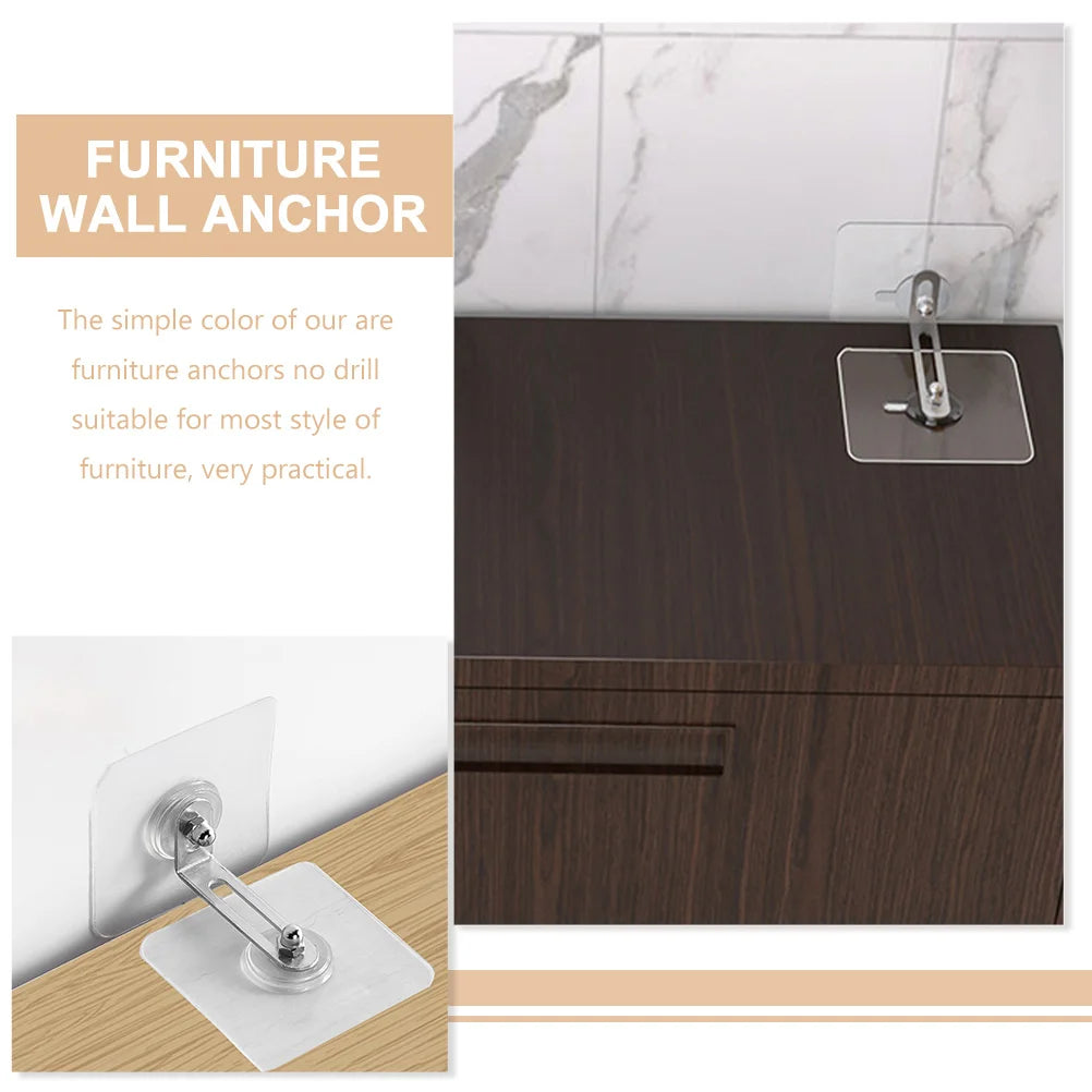 Furniture Anchors Strong Self-adhesive Cabinet
