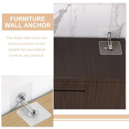 Furniture Anchors Strong Self-adhesive Cabinet