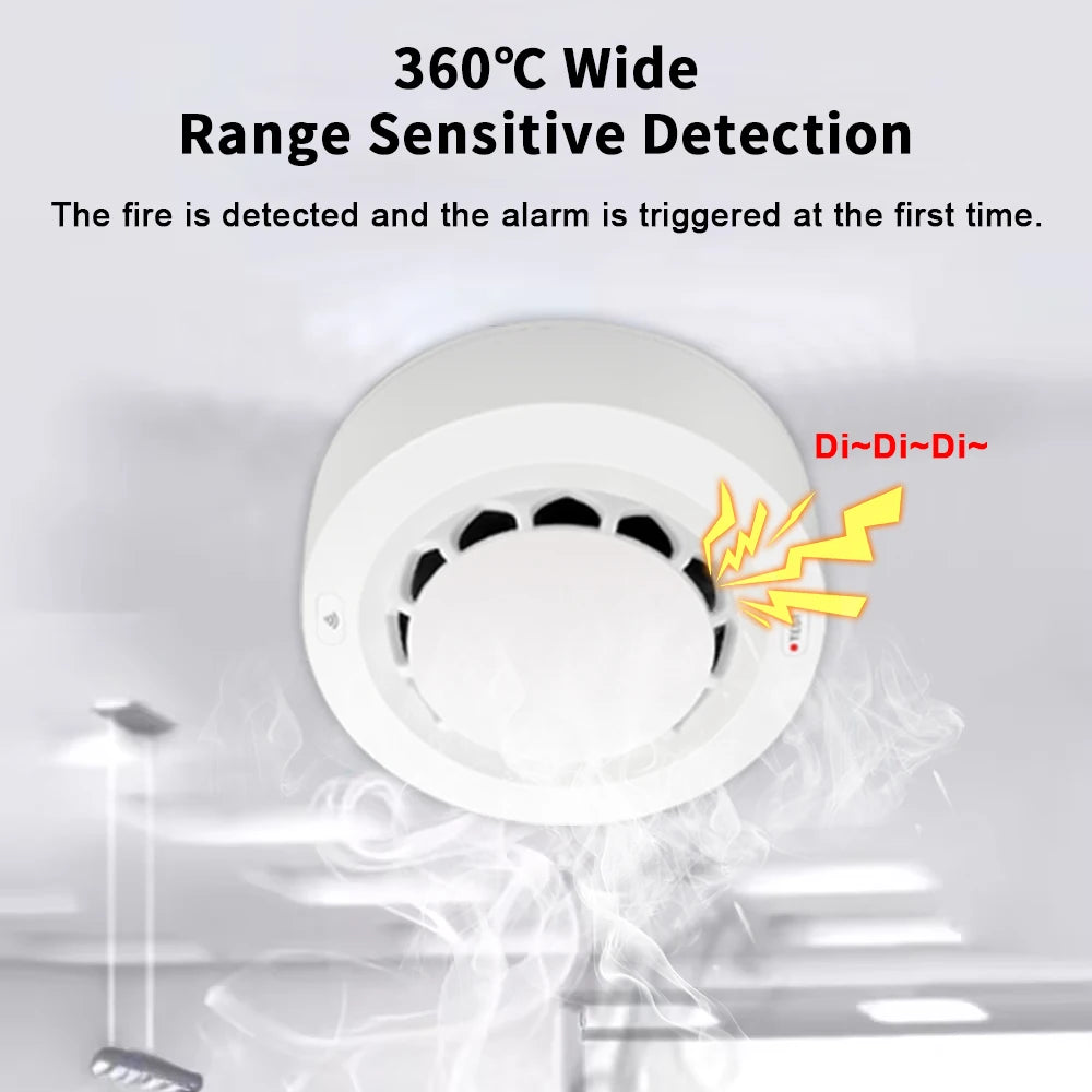 Smoke Fire Alarm Home Security System