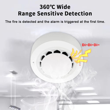 Smoke Fire Alarm Home Security System