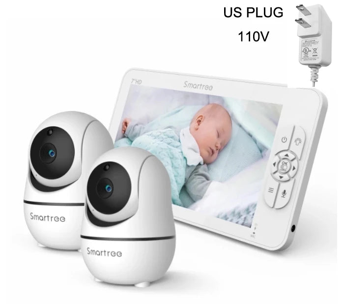 WireLess Split Screen Video Baby Monitor