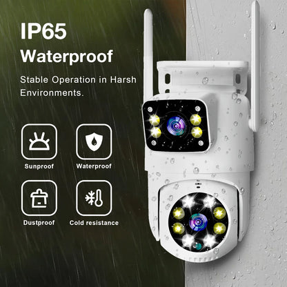 10MP Dual Lens Tuya Wi-Fi Wireless Camera