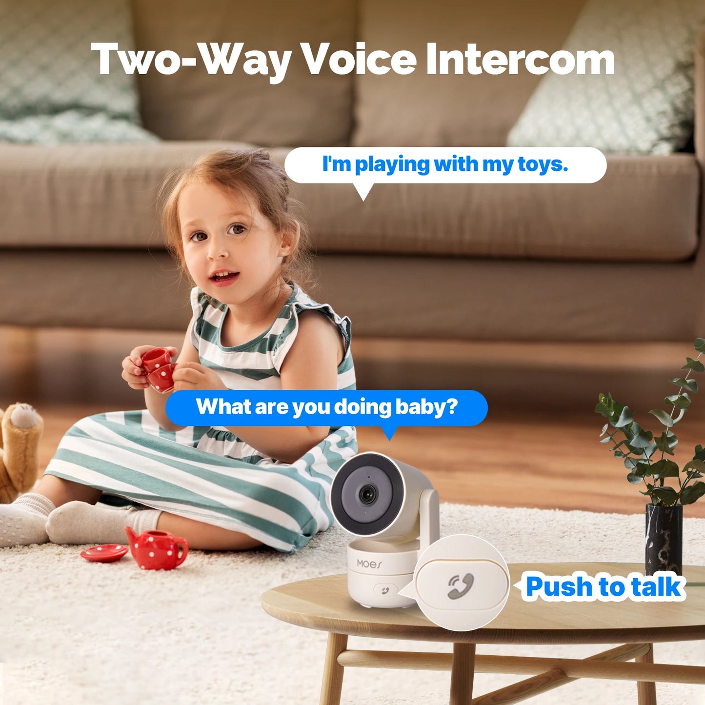 MOES Indoor WiFi Smart Security Camera