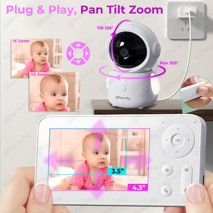 WireLess Auto Tracking WiFi Baby Monitor