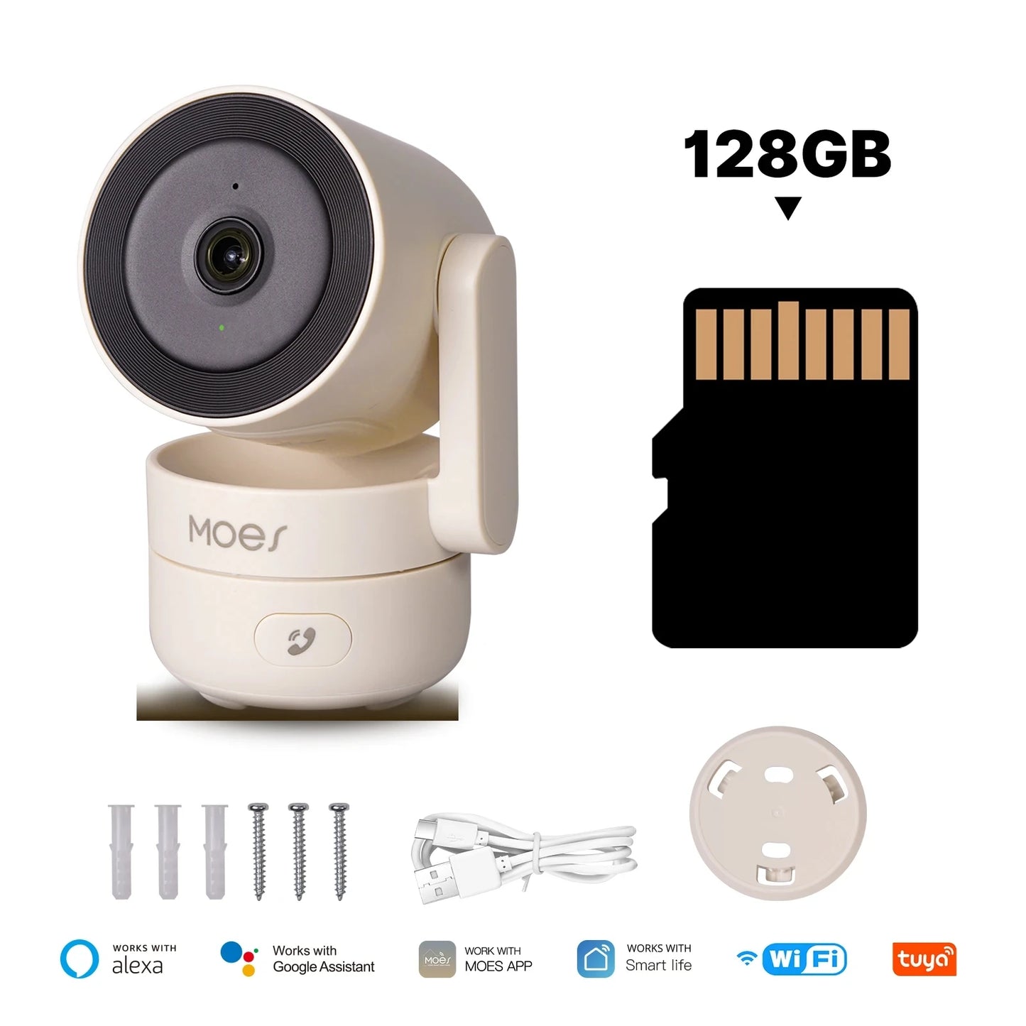 MOES Indoor WiFi Smart Security Camera