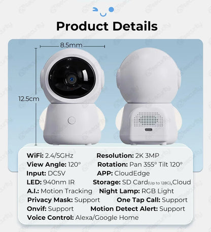 WireLess Auto Tracking WiFi Baby Monitor