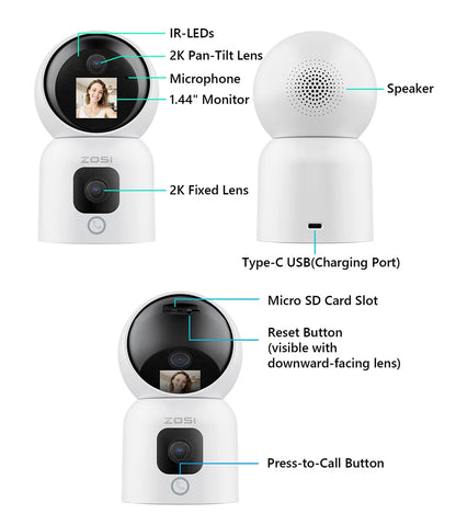 Smart Auto Tracking Home Security Camera