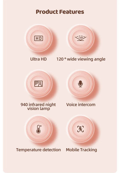 WireLess Baby Monitor Tuya APP Remote Control
