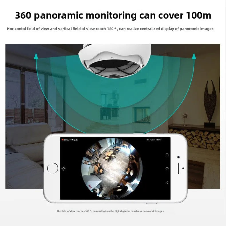 Panoramic WIFI IP Surveillance Camera