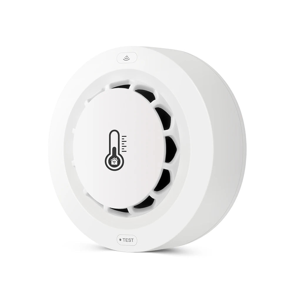 Smoke Detector Temperature Humidity Alarm