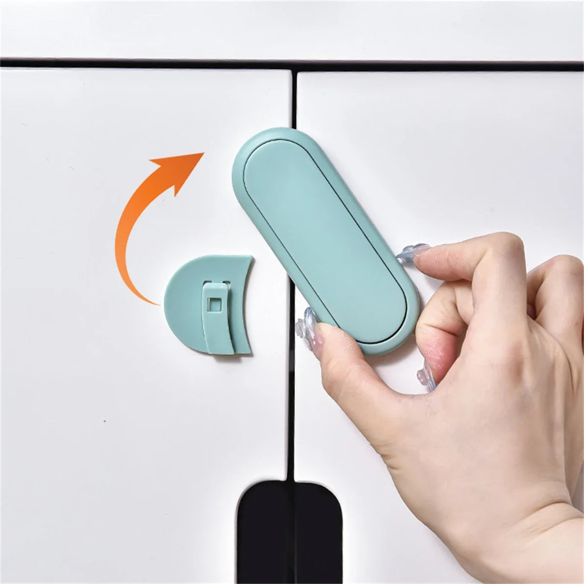 Baby Anti Pinch Hand Invisible Lock Drawer