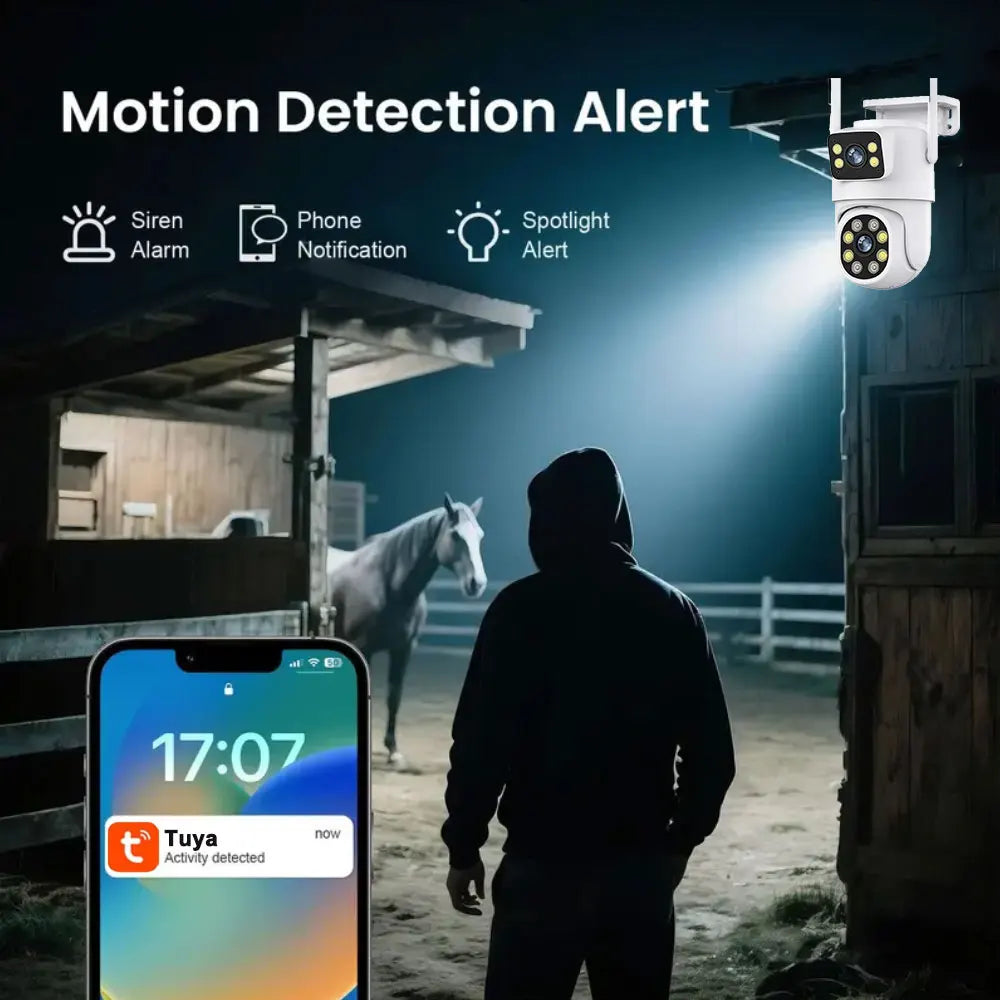 10MP Dual Lens Tuya Wi-Fi Wireless Camera