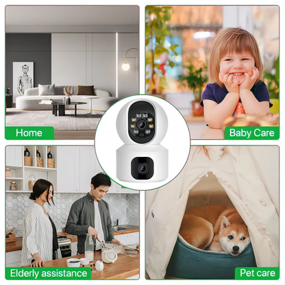 Tuya Dual Lens WiFi Baby Camera