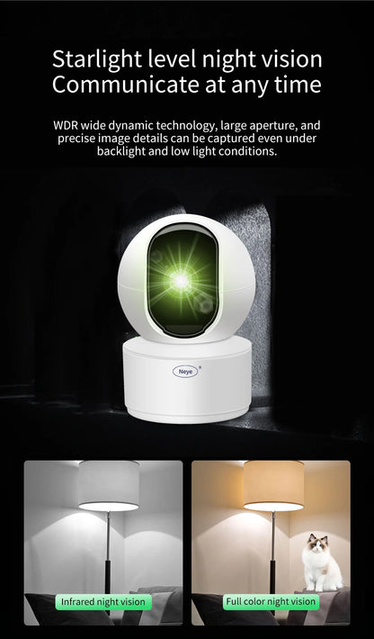 Caméra de surveillance WiFi à vision nocturne