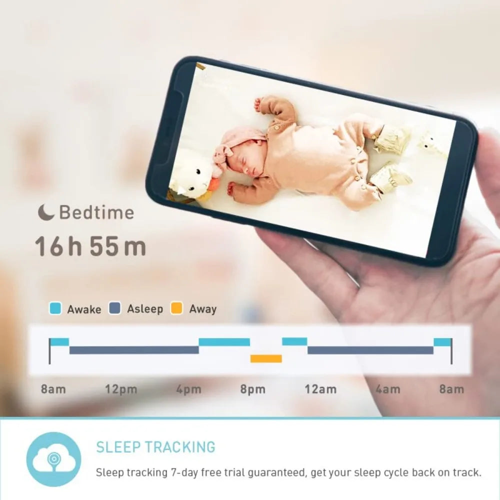 Caméra de surveillance bébé Wi-Fi intelligente