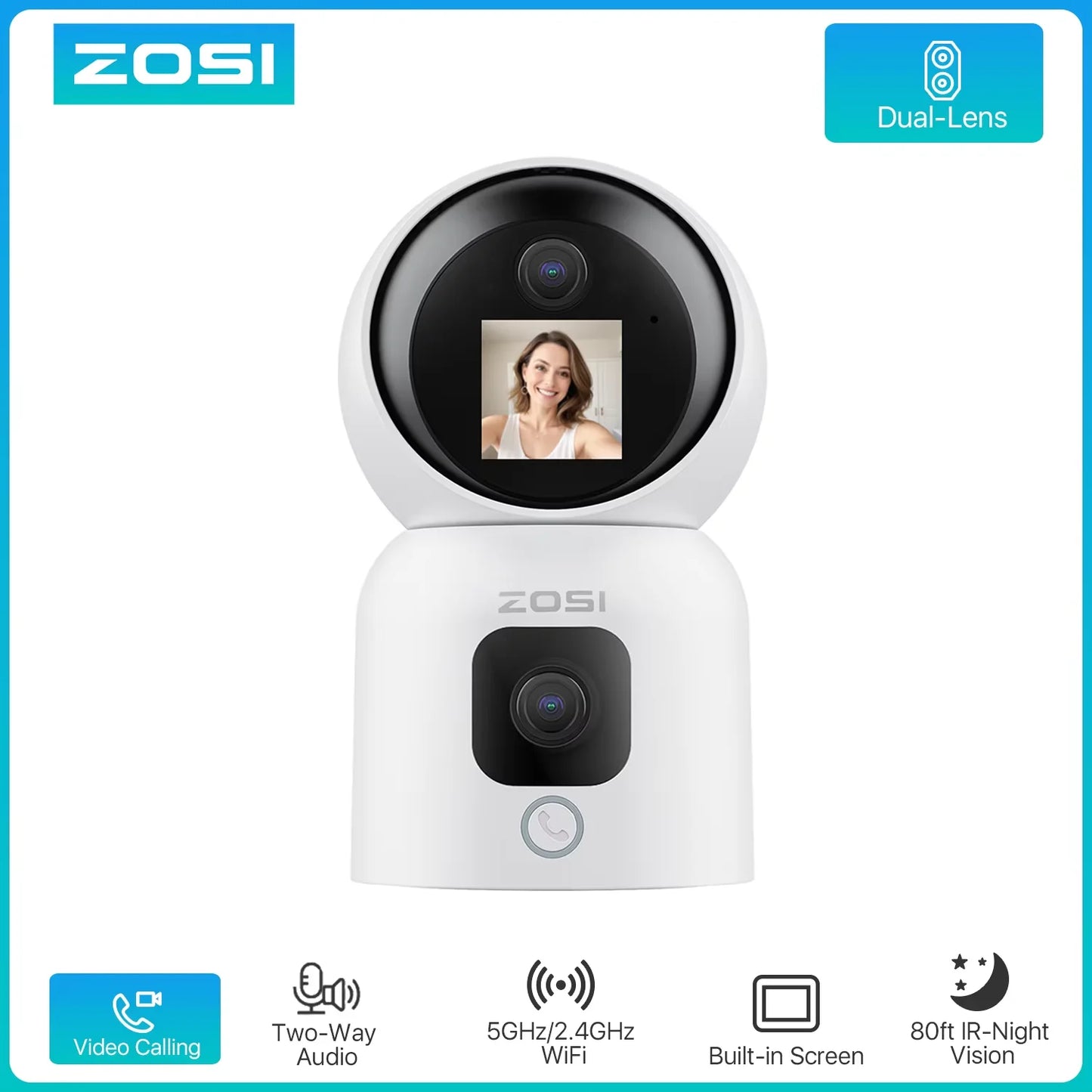 Smart Auto Tracking Home Security Camera