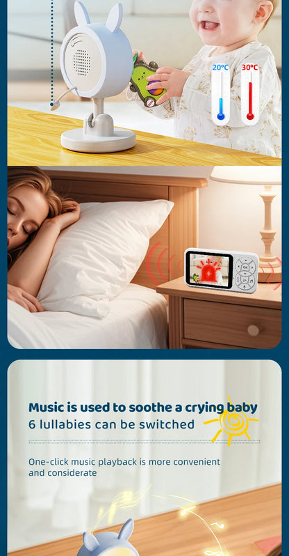 DANMINI WireLess Night light baby monitor