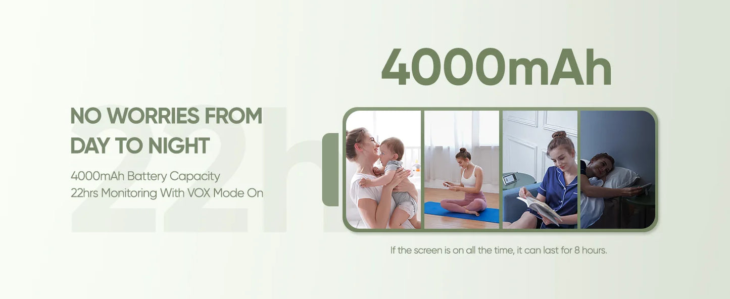 WireLess Split Screen Video Baby Monitor