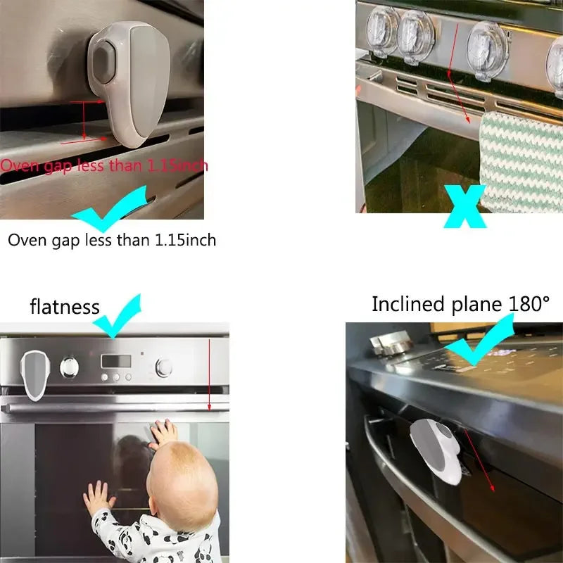 Verrou sécurité four et frigo bébé