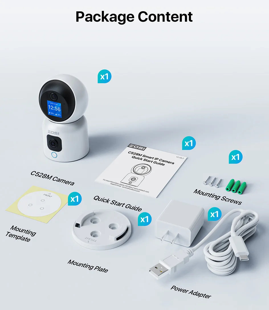 Smart Auto Tracking Home Security Camera